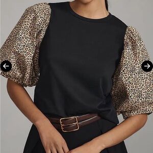 BNWT English Factory Puff-Sleeve Top